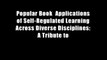 Popular Book  Applications of Self-Regulated Learning Across Diverse Disciplines: A Tribute to