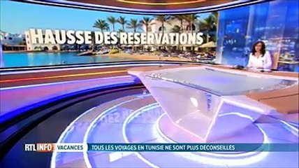 قناة RTL البلجيكية  أرتفاع قياسي لنسق الحجوزات السياحية لتونس وعدة وكالات أسفار تستنفذ حجوزاتها