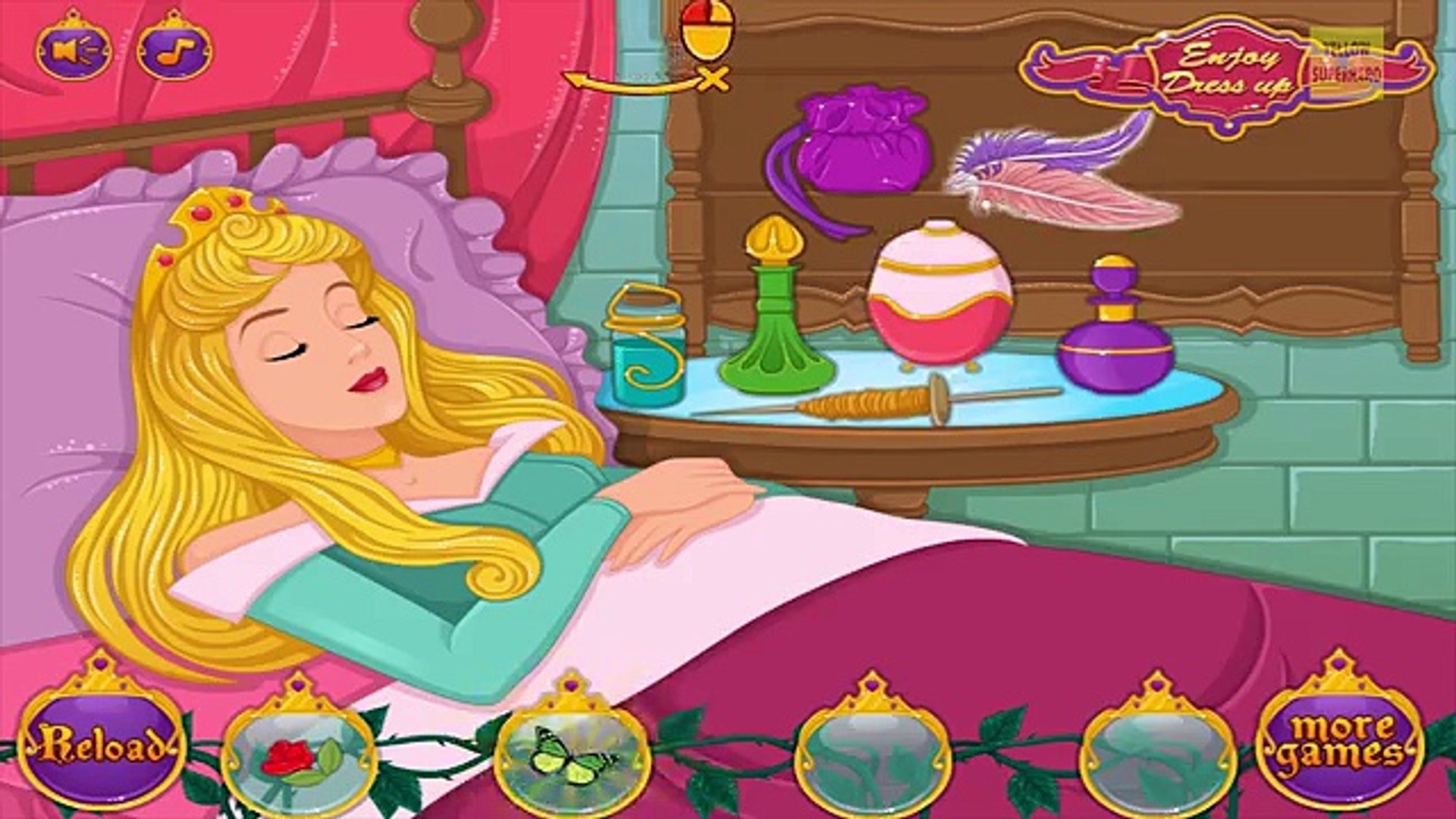 Despierta Bella Durmiente Juego Tutorial De Belleza De Juego Para Los Ninos Video Dailymotion