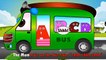 Wheels On The Bus | Nursery Rhymes Songs | Bus Song For Kids | ABC Wheels On The Bus Songs