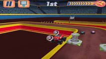 Blaze and the Monster Machines Snowy Slopes Car Game Racing Cartoon for Kids