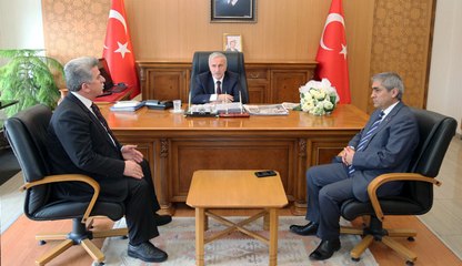 VALİ KAMÇI'YA DEPREM HAFTASI ZİYARETİ