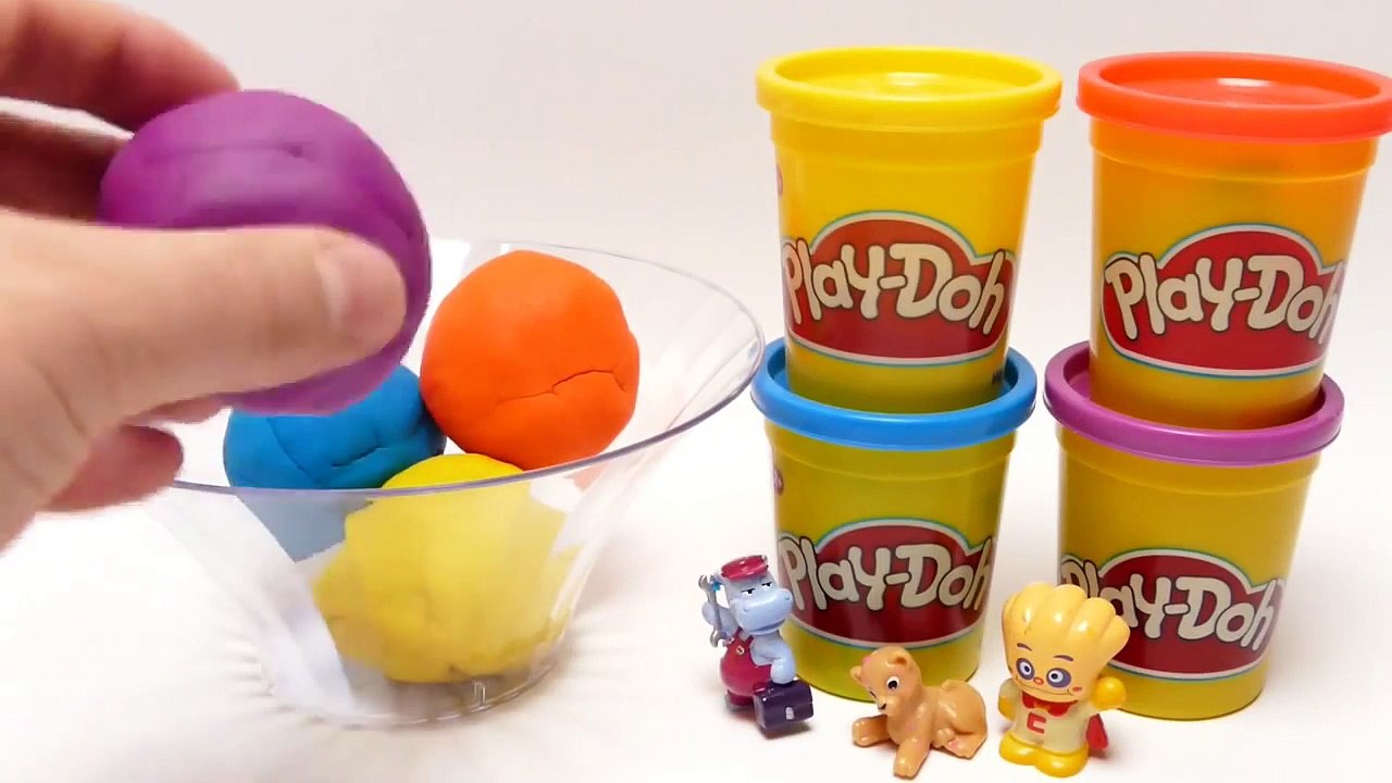 Играть Doh Сюрприз Яйца Игрушки Мороженое Собака Лев Бегемот Кобылка Ведьмочкой