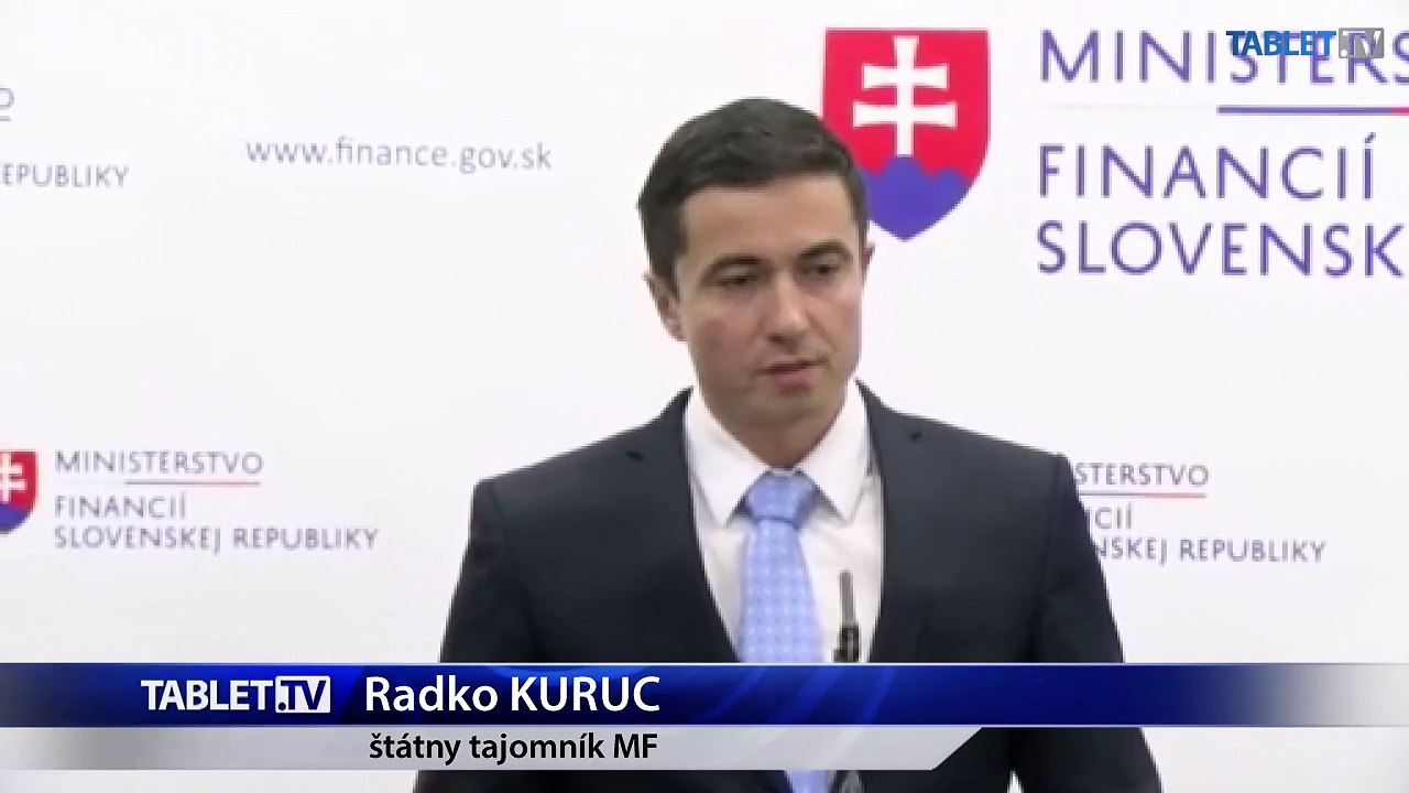 ZÁZNAM:  Brífing Ministerstva financií SR