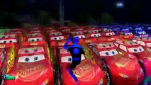 SPIDERMAN COLOR & Lightning McQueen Cars COLORS EPIC PARTY & Nursery Rhymes Children Songs