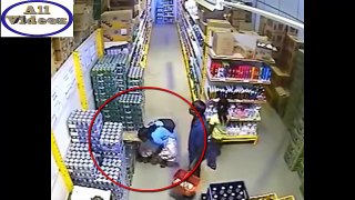 Girl Thefts Catch on CCTV Camera in Shop 2017