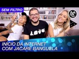 CARREIRA E PRIMÓRDIOS DA INTERNET COM JACARÉ BANGUELA