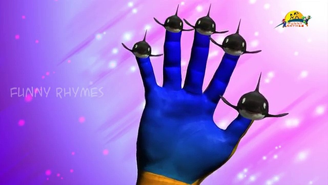 Killer Whale Finger Family Nursery Children 3d English Rhymes | Animals Epic Battles