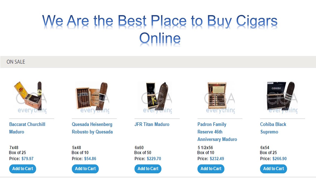 Try All The Flavors Of Acid Cigars