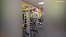 Incredible 90-year-old does 24 pull-ups on his birthday _ #Social Media Viral News