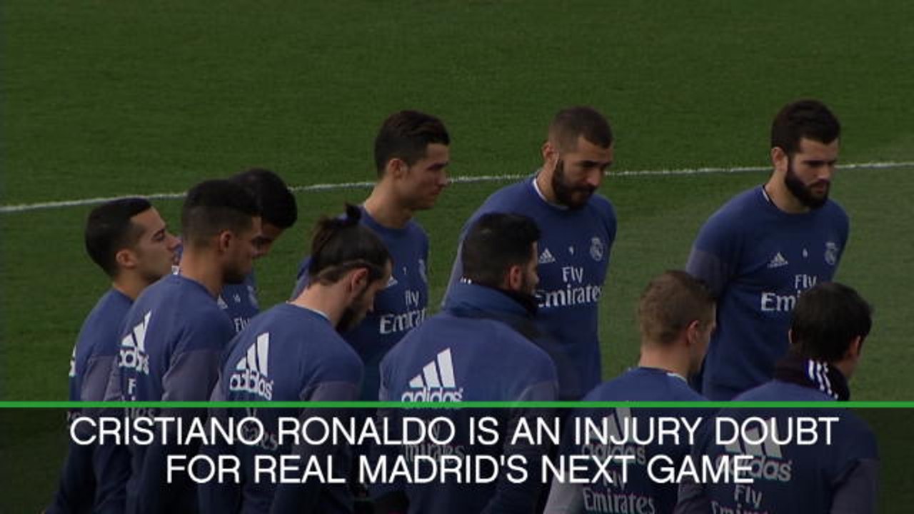 Ronaldo an injury doubt after training alone
