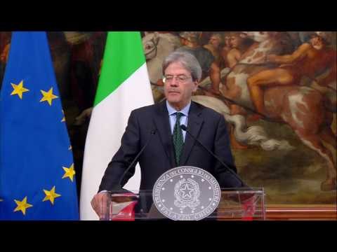 Roma - Dichiarazioni alla stampa di Paolo Gentiloni e Joseph Muscat (02.03.17)