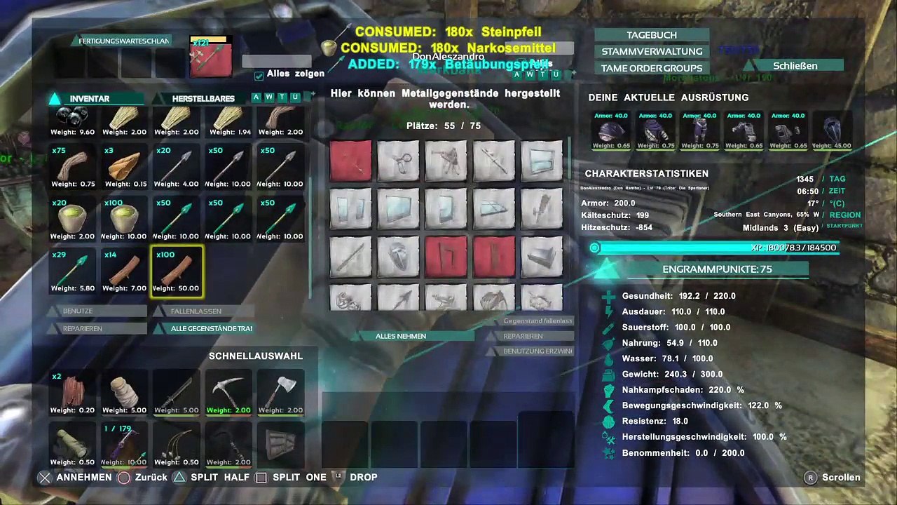 DonAleszandro ARK Survival Evolved : ««- Jäger und Sammler Don Rambo-»» (916)