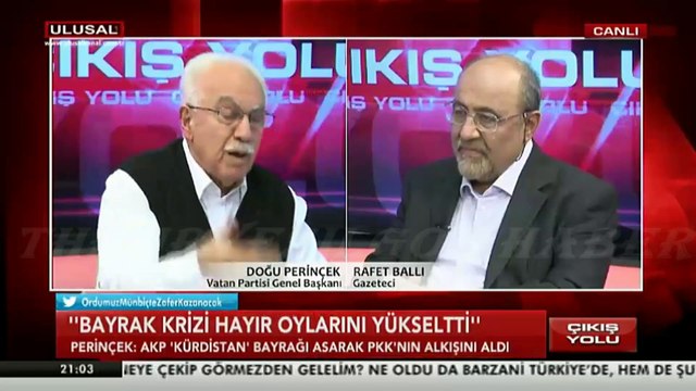 Rafet Ballı İle ''ÇIKIŞ YOLU''-2 Mart 2017-Vatan Partisi Genel Başkanı Doğu Perinçek-''KÜRDİSTAN BAYRAĞI KRİZİ''