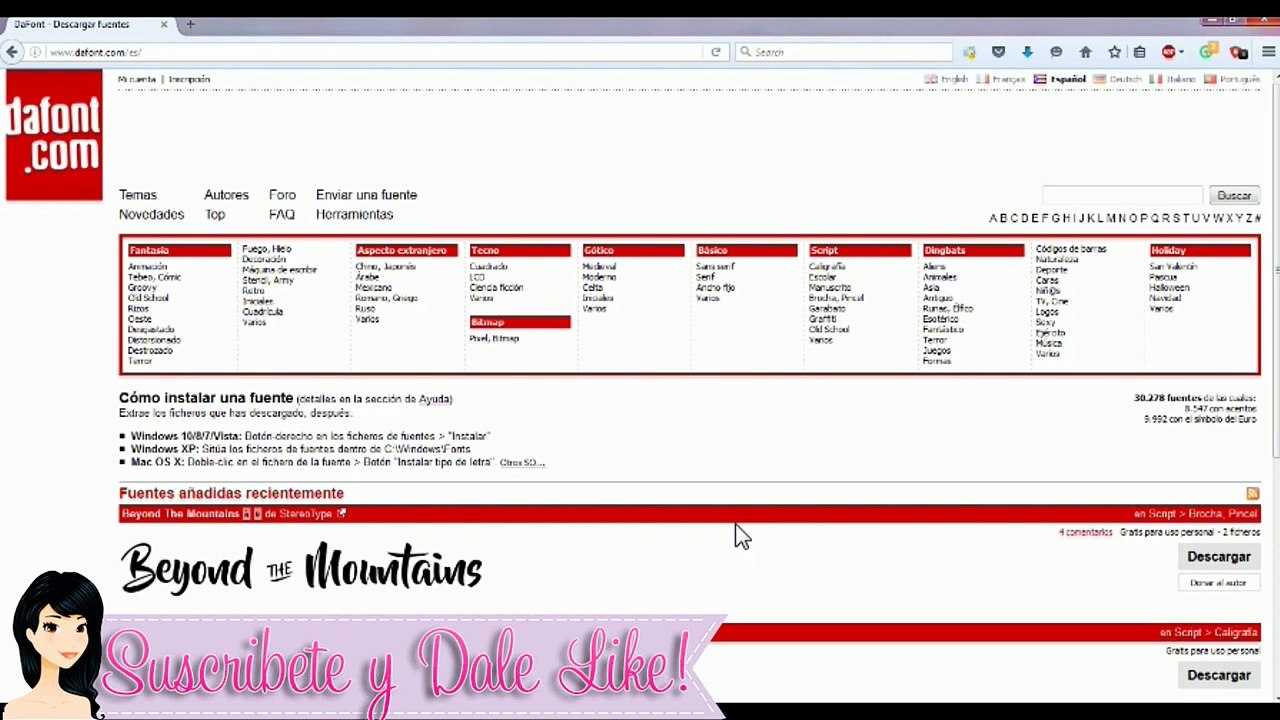 Fonts Shopping! (Shopping de Fuentes)