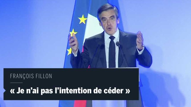 Je n'ai pas l'intention de céder , lance Fillon à Nîmes