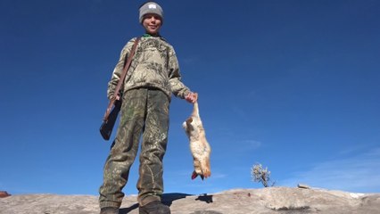 A Kid's First Rabbit Hunt
