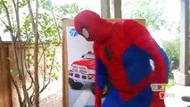 Spiderman S New Fire Truck Is Stolen! Superhero In Real Life 2