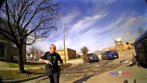 Une arrestation intense filmée par un policier