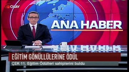 Eğitim gönüllülerine ödül (Haber 03 03 2017)