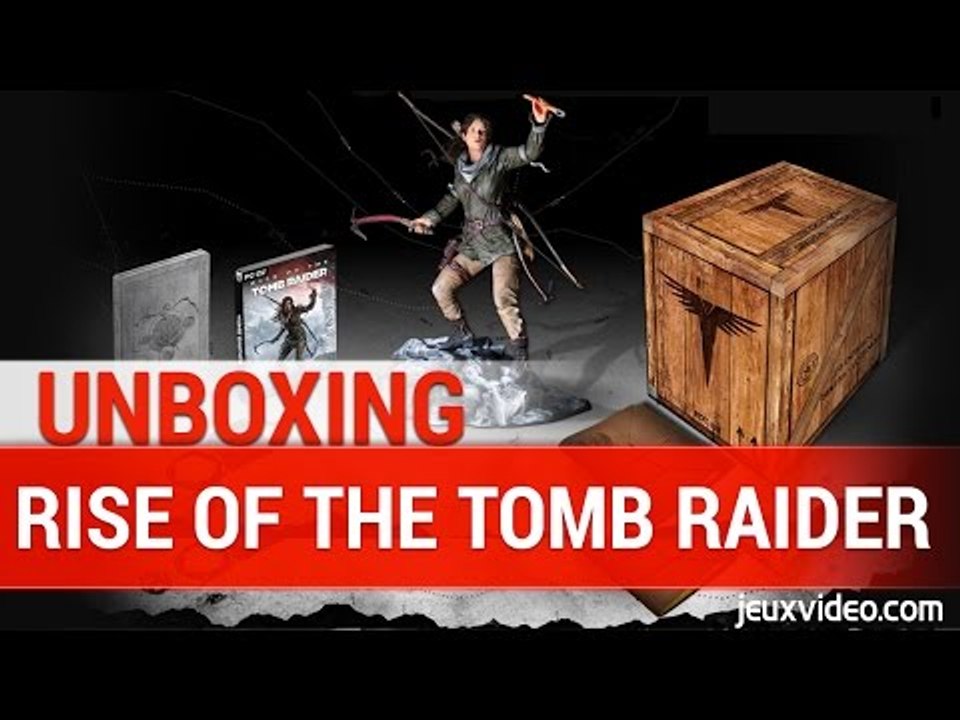 UNBOXING COLLECTOR EDITION Rise of the Tomb Raider  - PC
