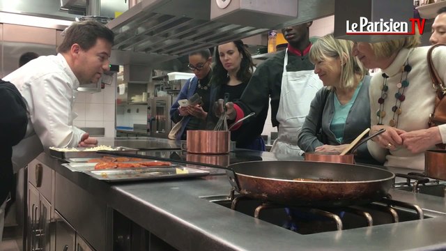 Initiation à la cuisine avec Jean Chauvel pour les lecteurs du Parisien