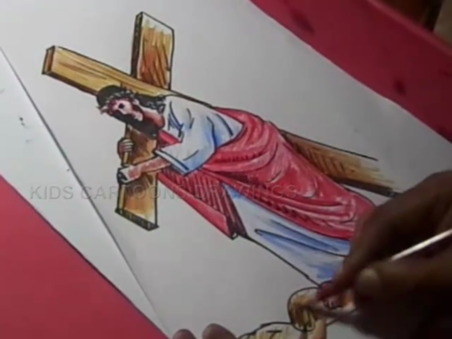 How To Draw Jesus On The Cross / #cross #cruz #god #jesus #jesus ...