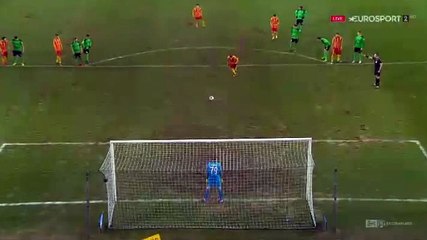 Kielb J. (Penalty) Goal HD - Korona Kielce	2-1	Leczna 03.03.2017