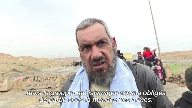 Des Irakiens continuent de fuir les combats à Mossoul-Ouest