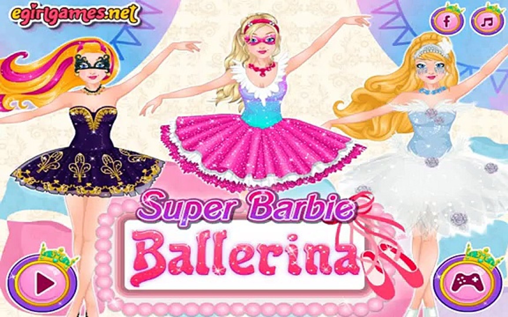 Super Barbie Swan Lake Ballet Gorgeous Dress Up & Make Up Game For Girls -  動画 Dailymotion