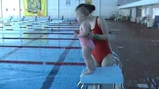 Cute Baby Swimming - Baby Underwater