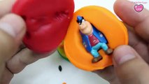 Play Doh Cookies Frozen Olaf Mr Smee Jake and The Never Land Pirates Surprise Toys