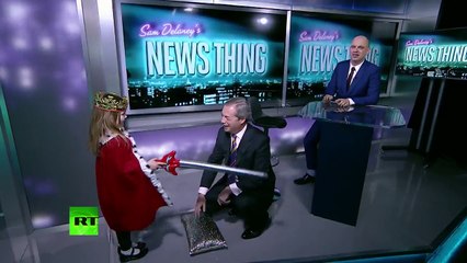 "My Mummy says you hate foreigners" Nigel Fromage on Russian TV