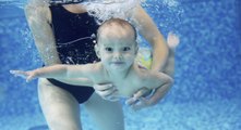 Lovely Baby Swimming || 1 Year and 9 Months Old  || Part 2 ||