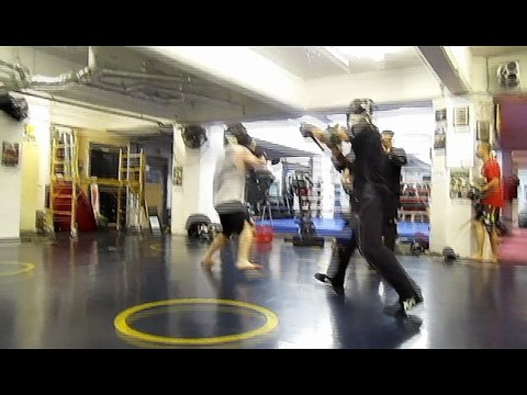 Eric vs Simon - Single Stick Sparring - October 15 - 2010