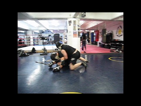 Eric vs Nico - Single Stick Sparring - February 11 - 2010