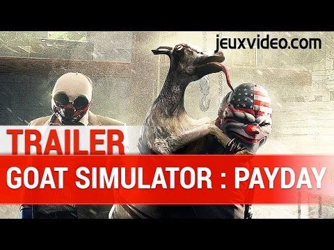 GOAT SIMULATOR : Payday Trailer DLC - Gameplay
