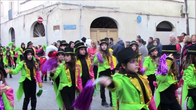 Carnevale 2017 a Torre S. Susanna -la ballerina della pizzica 28 febb sfilata carri allegorici