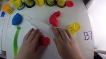 PLAY DOH COOKIE MONSTER LETTER LUNCH Cookie Monster EATS PEPPA PIG Disney Cars Learn ABC A