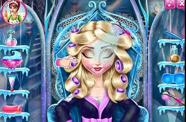 Мультик игра Холодное Сердце Эльза в салоне красоты