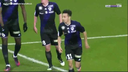 Mouaad Madri Goal HD - Brest 0 - 2 AC Ajaccio - 03.03.2017