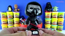 GIANT KYLO REN Surprise Egg Play Doh with Star Wars The Force Awakens New Toys