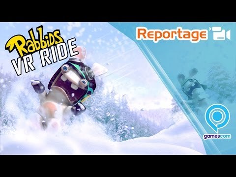 gamescom : Rabbids VR Ride, Les Lapins Crétins dévale la piste en réalité virtuelle