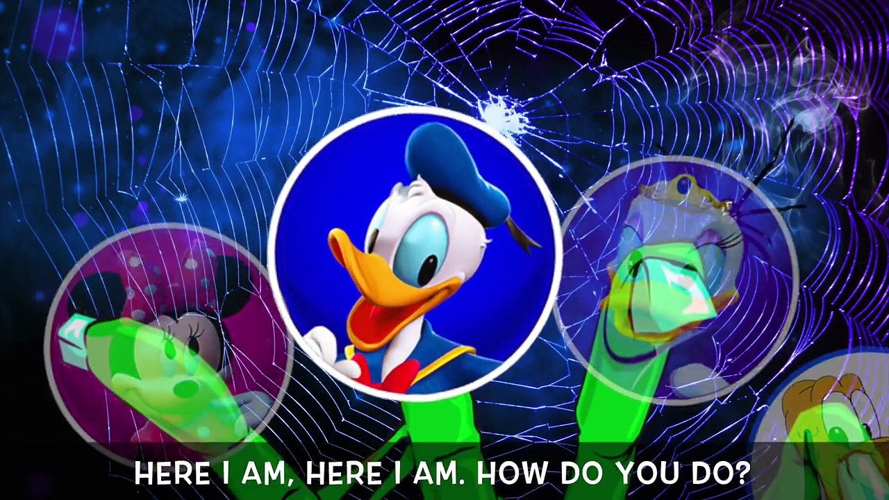 Mickey Mouse Clubhouse Scary Spider House Finger Family Song!
