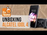 Alcatel Idol 4 e sua enorme caixa: tem VR e muito mais! - Vídeo Unboxing EuTestei