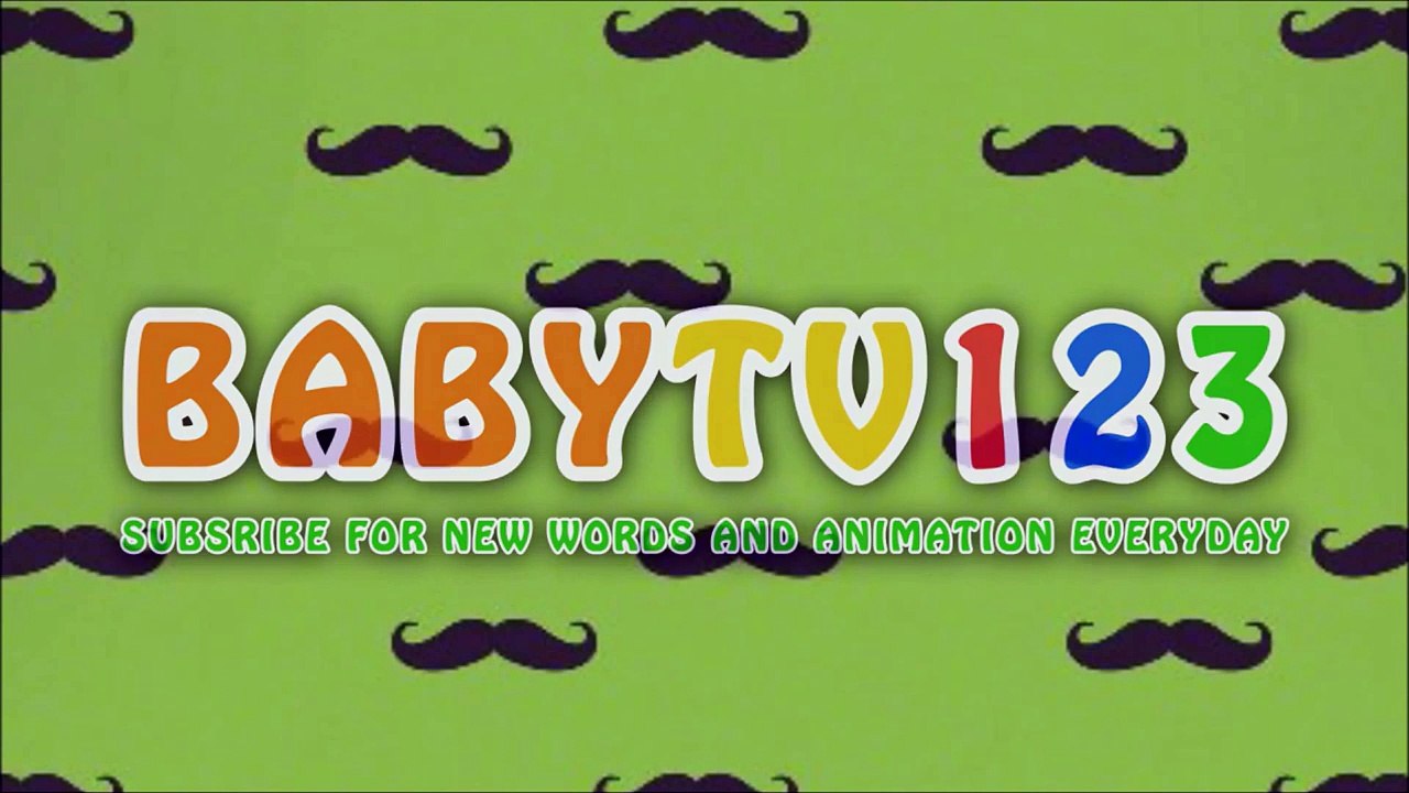 Shapes and Cars Vocabularies Animation for Teaching Babies New English Words