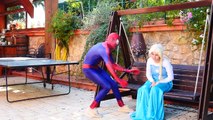 Elsa HIT by Arrow In The EYE! Spiderman & Hulk Bow Challenge & Joker Prank Anna Funny Supe