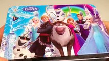 Disney Frozen Puzzle Game: Unboxing & Playing. Ghép hình Frozen.