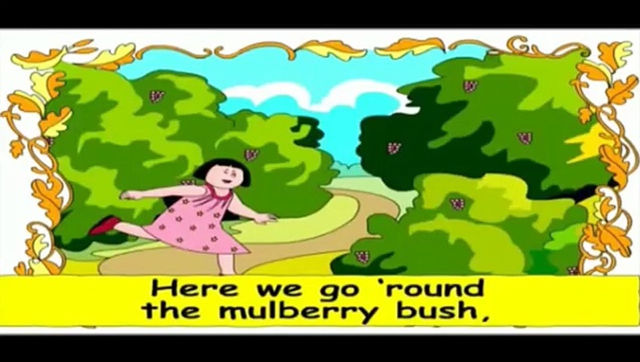 Here We Go Round | The Mulberry Bush | For Kids