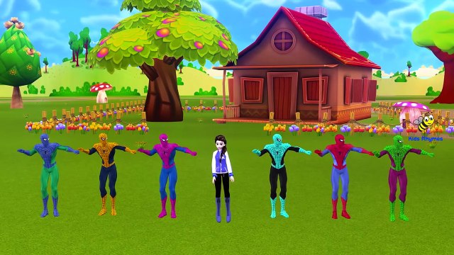 Играть Doh Человек-Паук Семья Палец Компиляции | Банан Поезд Смешного Халка Потешки Сб